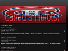 Tablet Screenshot of canadian-idiots.blogspot.com