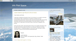 Desktop Screenshot of iaapilotspace.blogspot.com