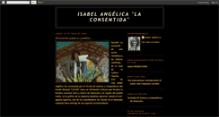 Desktop Screenshot of isabelangelica-laconsentida.blogspot.com