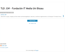 Tablet Screenshot of fundacionitmediabissau.blogspot.com
