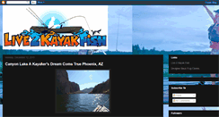 Desktop Screenshot of live2kayakfish.blogspot.com