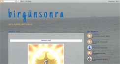 Desktop Screenshot of birgunsonra.blogspot.com