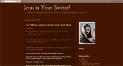 Desktop Screenshot of jesusisyoursavior.blogspot.com