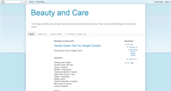 Desktop Screenshot of beautyncarenow.blogspot.com