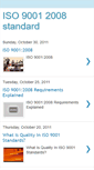 Mobile Screenshot of iso90012008standard.blogspot.com