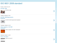 Tablet Screenshot of iso90012008standard.blogspot.com