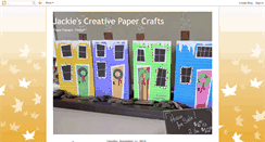 Desktop Screenshot of jackiescreativepapercrafts.blogspot.com