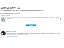 Tablet Screenshot of franciscocurriculumvitae.blogspot.com