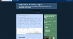 Desktop Screenshot of conspiracyfiction.blogspot.com