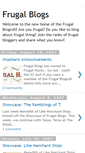 Mobile Screenshot of frugalblogs.blogspot.com