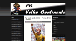 Desktop Screenshot of fcvelhocontinente.blogspot.com