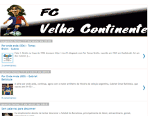 Tablet Screenshot of fcvelhocontinente.blogspot.com