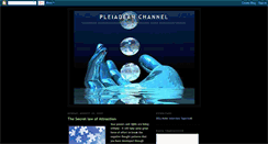 Desktop Screenshot of pleiadianchannel.blogspot.com