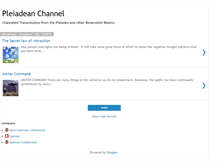Tablet Screenshot of pleiadianchannel.blogspot.com
