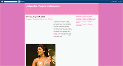 Desktop Screenshot of priyanka-chopra-wallpapers-hot.blogspot.com