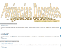 Tablet Screenshot of peripecias-docentes.blogspot.com