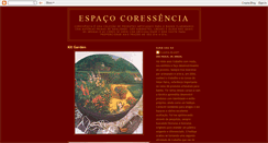 Desktop Screenshot of espacocoressencia.blogspot.com