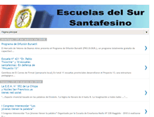 Tablet Screenshot of escuelasdelsursantafesino.blogspot.com