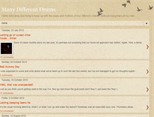 Tablet Screenshot of manydifferentdrums.blogspot.com
