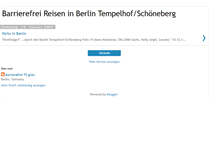 Tablet Screenshot of barrierefreireiseninberlin.blogspot.com