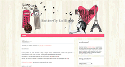 Desktop Screenshot of butterfly-lollipop.blogspot.com