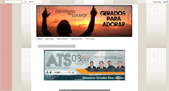 Desktop Screenshot of ministerio-geradosparaadorar.blogspot.com