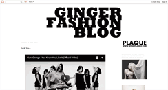 Desktop Screenshot of gingerfashionblog.blogspot.com