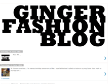 Tablet Screenshot of gingerfashionblog.blogspot.com