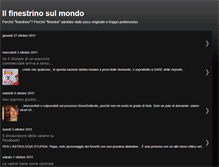Tablet Screenshot of finestrinosulmondo.blogspot.com