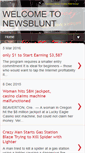 Mobile Screenshot of newsblunt.blogspot.com