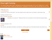 Tablet Screenshot of 1lightcoming.blogspot.com