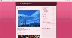 Desktop Screenshot of in-englishplease.blogspot.com