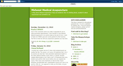 Desktop Screenshot of midwestmedicalacupuncture.blogspot.com