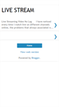 Mobile Screenshot of liveshowsandstream.blogspot.com