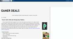 Desktop Screenshot of gamerdeals.blogspot.com