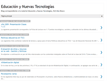 Tablet Screenshot of educacionynuevastecnologias.blogspot.com