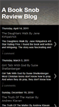 Mobile Screenshot of booksnobreviews.blogspot.com