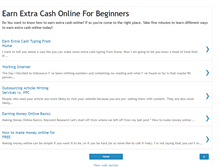 Tablet Screenshot of earnedextracashonline.blogspot.com