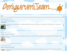 Tablet Screenshot of amigurumiteam.blogspot.com