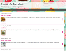 Tablet Screenshot of journalofafoodaholic.blogspot.com