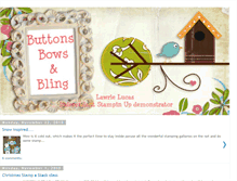 Tablet Screenshot of buttonbowsandbling.blogspot.com