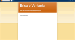 Desktop Screenshot of brisa-ventania.blogspot.com