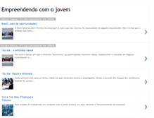 Tablet Screenshot of empreendendocomojovem.blogspot.com