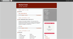 Desktop Screenshot of musicalcrack.blogspot.com