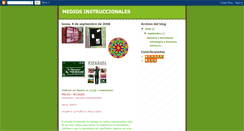 Desktop Screenshot of mediosyrecursosinstruccionales.blogspot.com