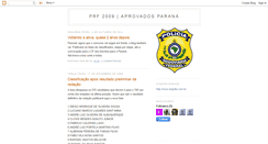 Desktop Screenshot of prf2009parana.blogspot.com