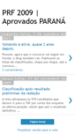 Mobile Screenshot of prf2009parana.blogspot.com