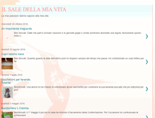 Tablet Screenshot of ilsaledellamiavita.blogspot.com