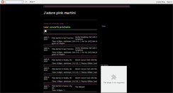 Desktop Screenshot of jadorepinkmartini.blogspot.com