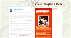Desktop Screenshot of cours-anglais-paris.blogspot.com